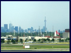 Toronto Pearson International Airport 06 - Toronto skyline in the background